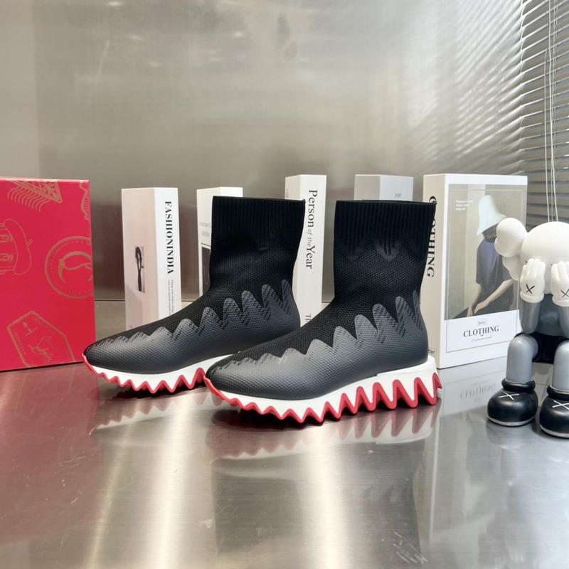 Ch**an louboutin sharky sock sneaker
