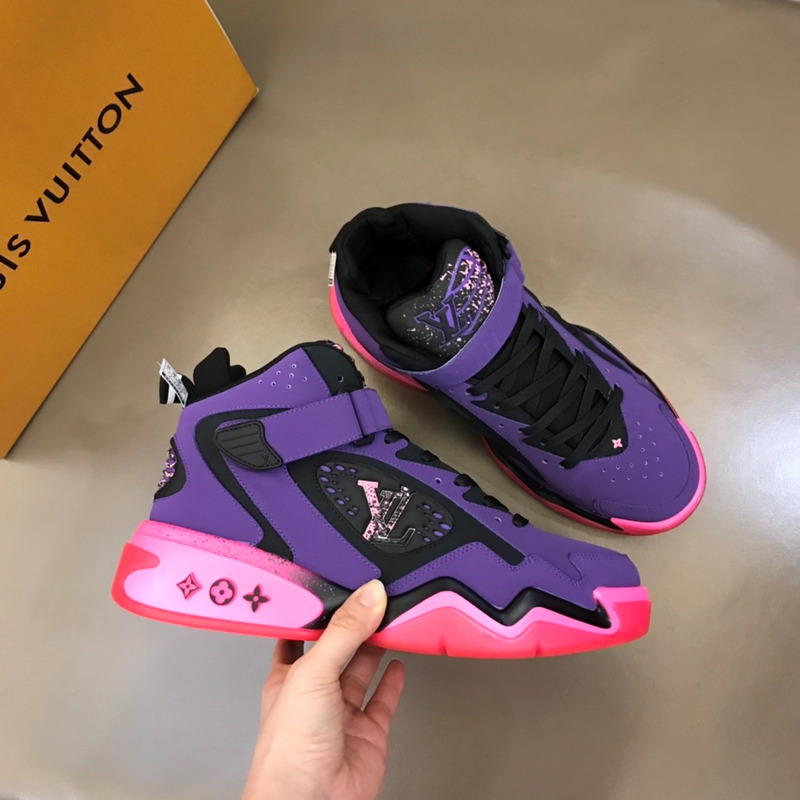 l**is V*t*n  lv trainer 2 sneaker purple