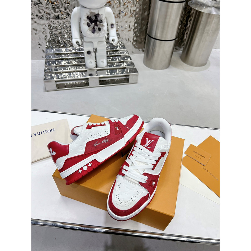 l**is V*t*n  lv trainer sneaker red