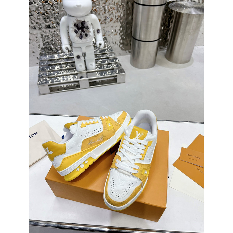 l**is V*t*n lv trainer sneaker yellow