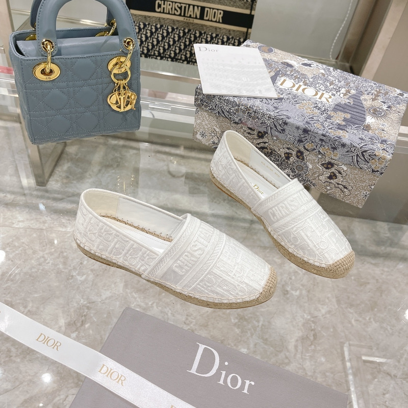 D*or classic latest fisherman shoes flat shoes  white