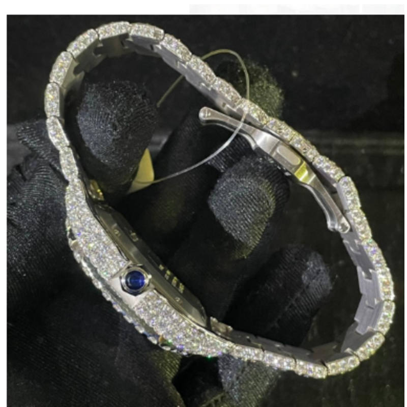 Cartier Santos Iced Out 2022 - WSSA0018