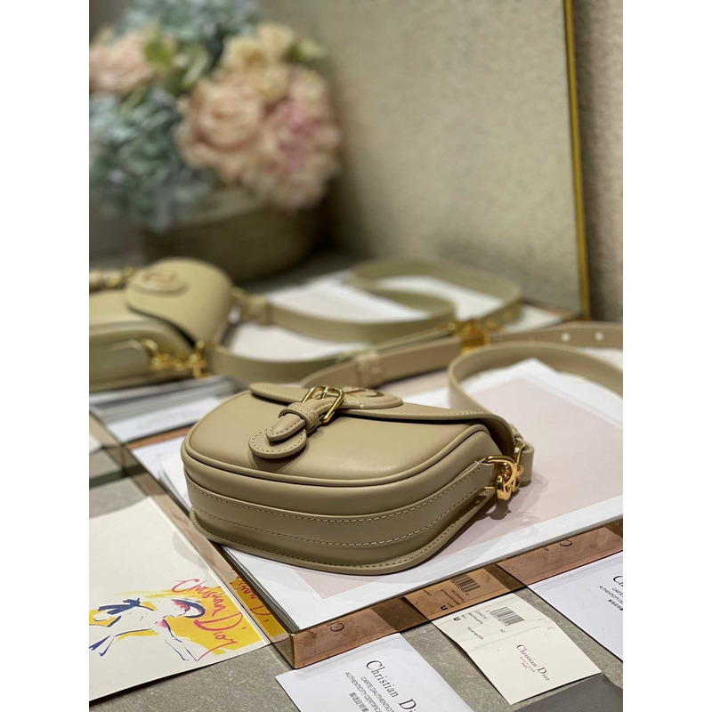 D*or bobby bag small box calfskin tan