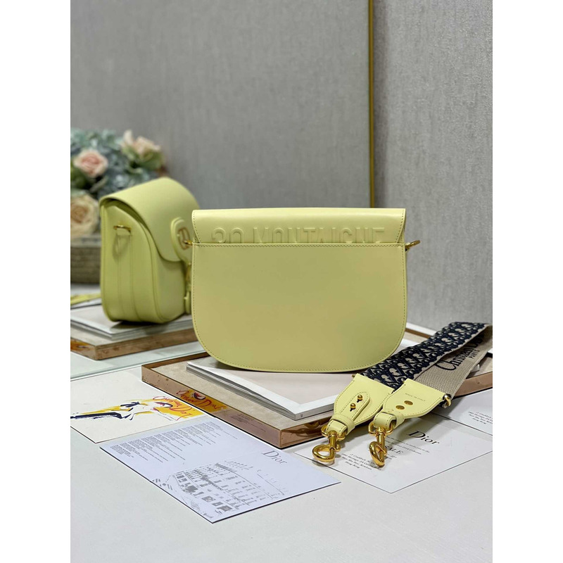 D*or bobby bag large box calfskin lime