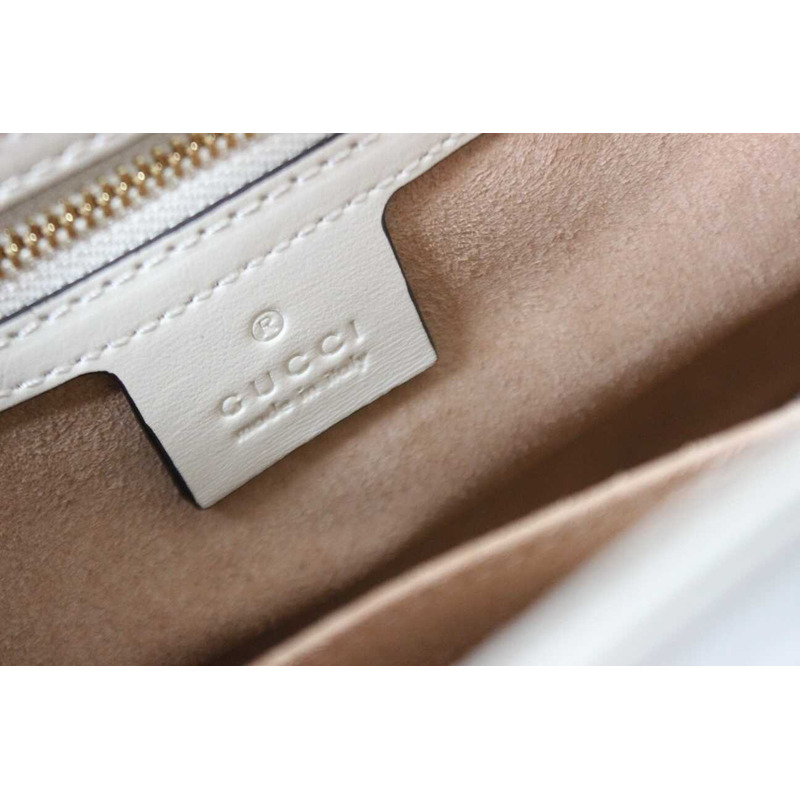 G*u*i jackie 1961 small shoulder bag white leather