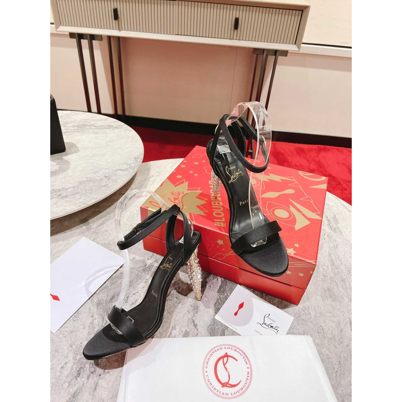 Ch**an louboutin women lipstrass queen black