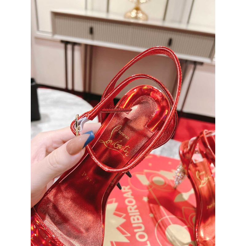 Ch**an louboutin women lipstrass queen red