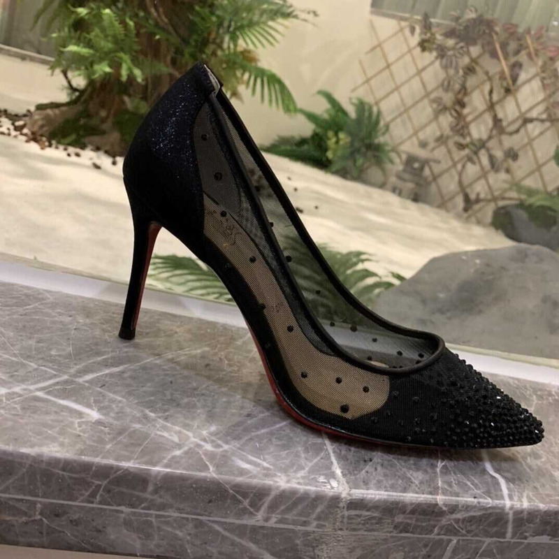 Ch**an louboutin follies strass black