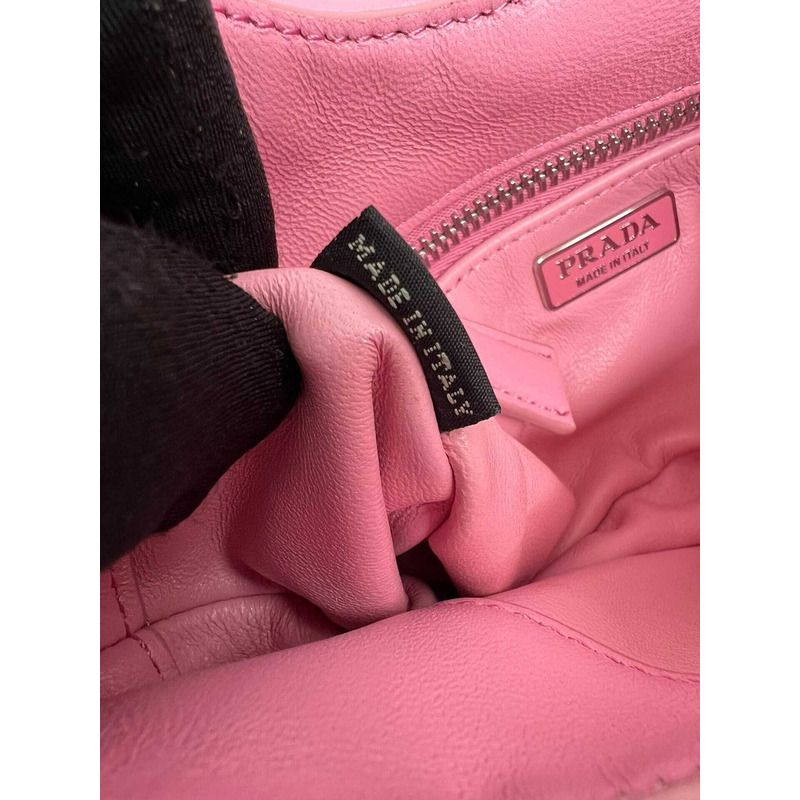 Pra*a moon padded nappa bag pink