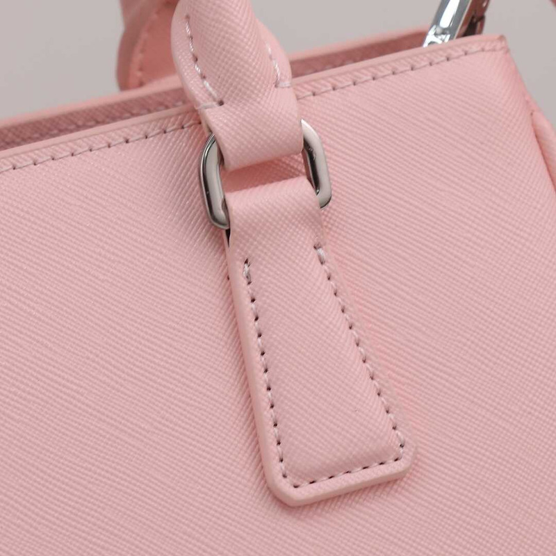Pra*a galleria bag in saffiano leather pink