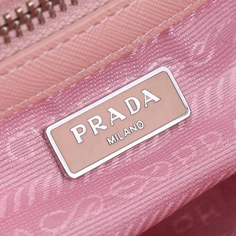 Pra*a galleria bag in saffiano leather pink