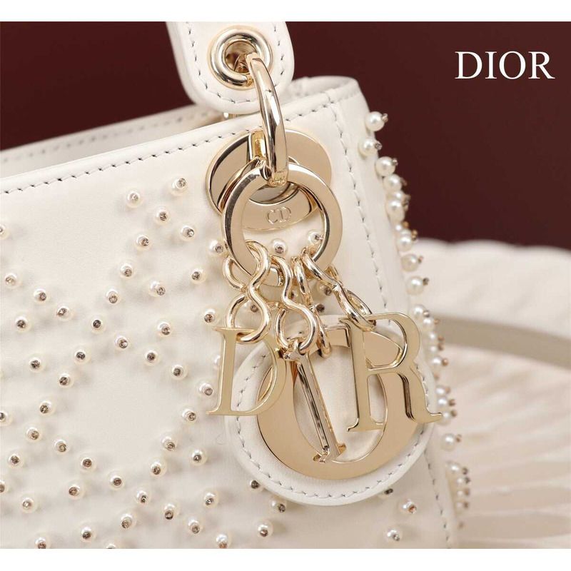 D*or lucky star white bag