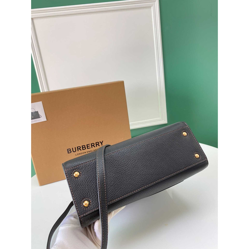 B**rry frances mini leather tote bag black