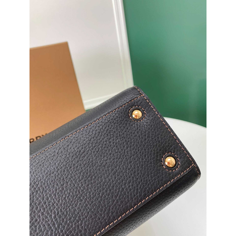 B**rry frances mini leather tote bag black