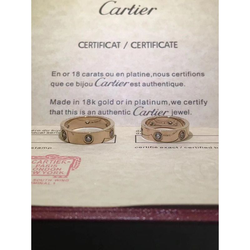 Cartier Rose Gold Ring (One PC)