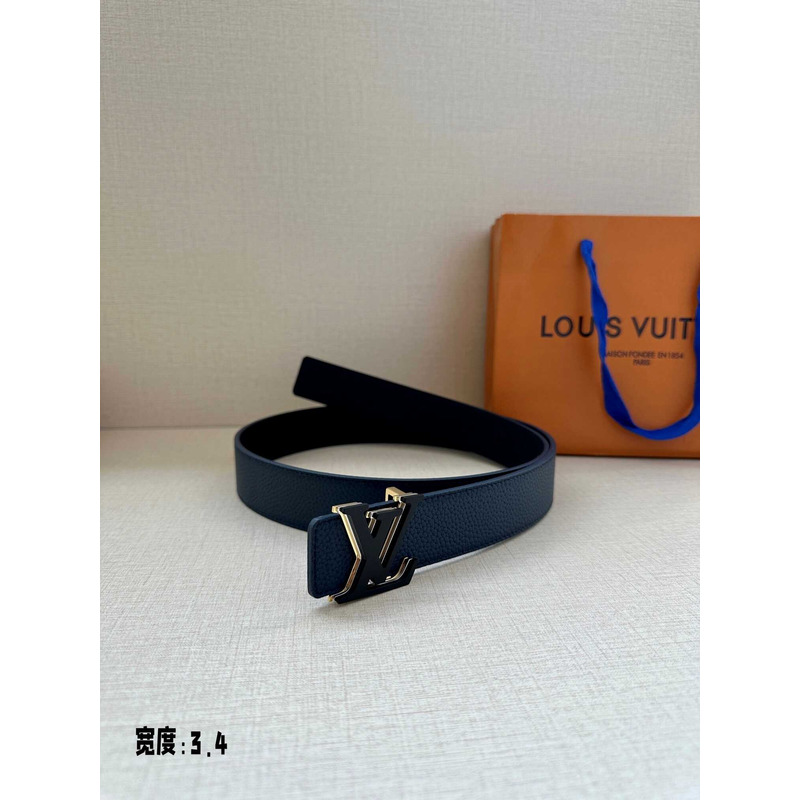 l**is V*t*n optic navy blue reversible belt