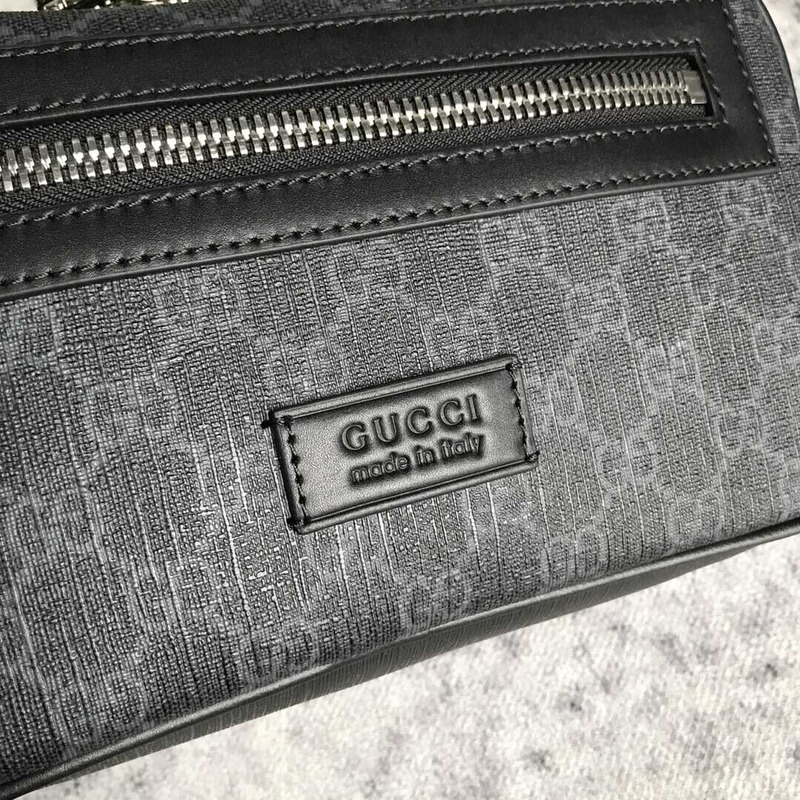 g*u*i black gg S*p*e belt bag