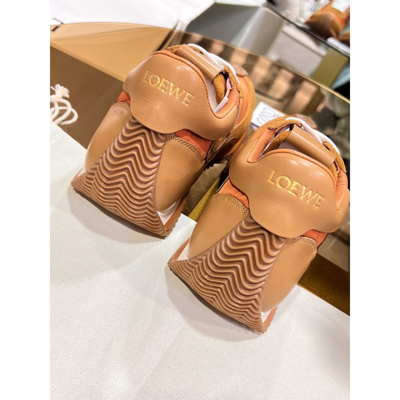 Loewe Flow Runner Logo Sneakers Orange