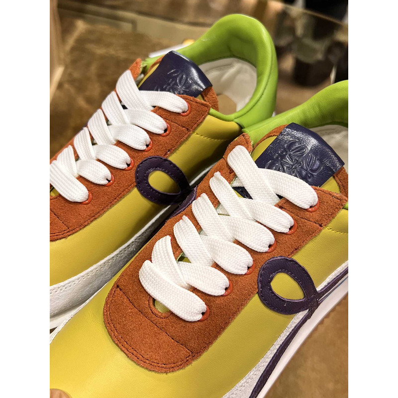 Loewe Flow Runner Logo Sneakers Yellow&White