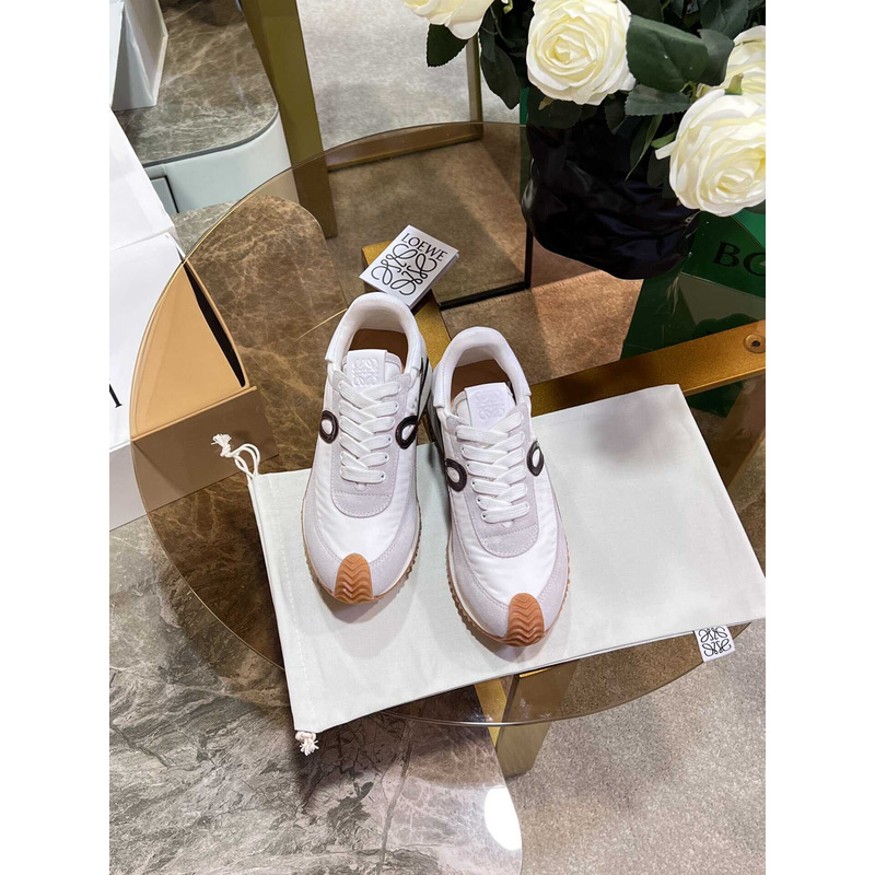 Loewe Flow Runner Logo Sneakers White&Black