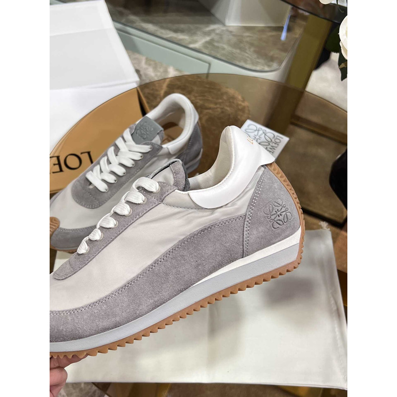 Loewe Flow Runner Logo Sneakers White&Grey