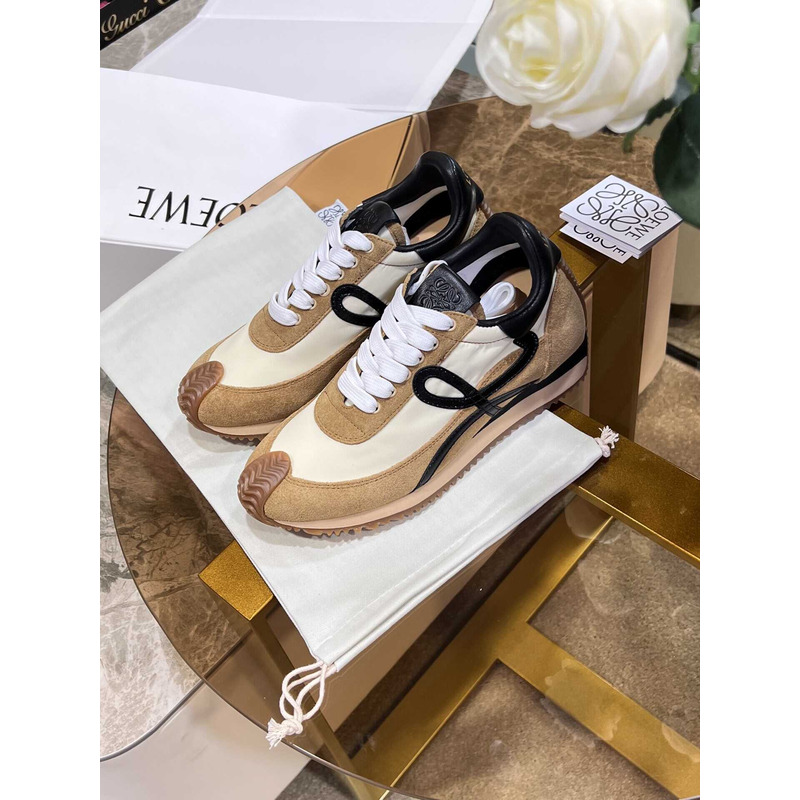 Loewe Flow Runner Logo Sneakers Black&Brown