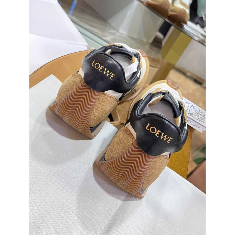 Loewe Flow Runner Logo Sneakers Black&Brown