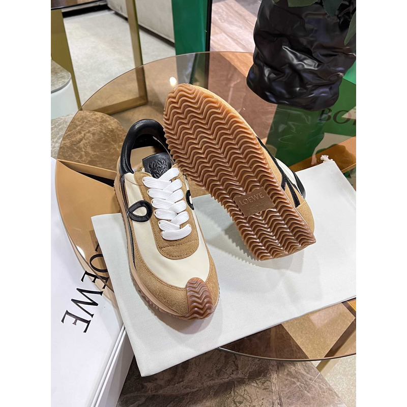 Loewe Flow Runner Logo Sneakers Black&Brown