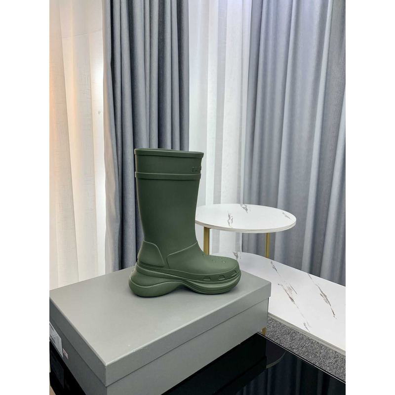 ba*len*cia*ga x Cr*0*s rubber boot army green