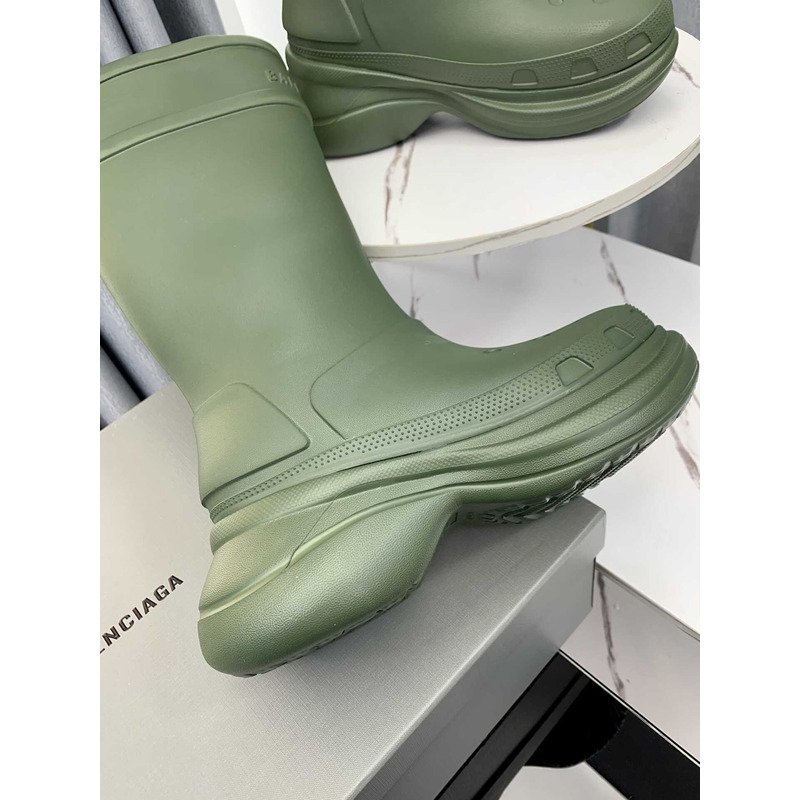 ba*len*cia*ga x Cr*0*s rubber boot army green