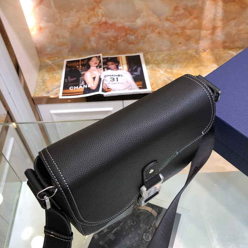 D*or saddle messenger bag black