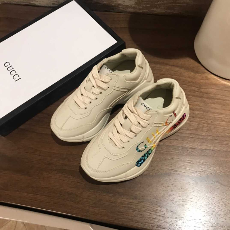 G*u*i rhyton G*u*i logo kids sneakers