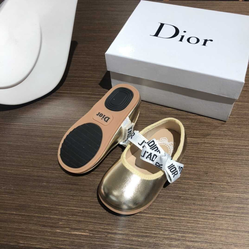 D*or kids miss b ballet flat gold