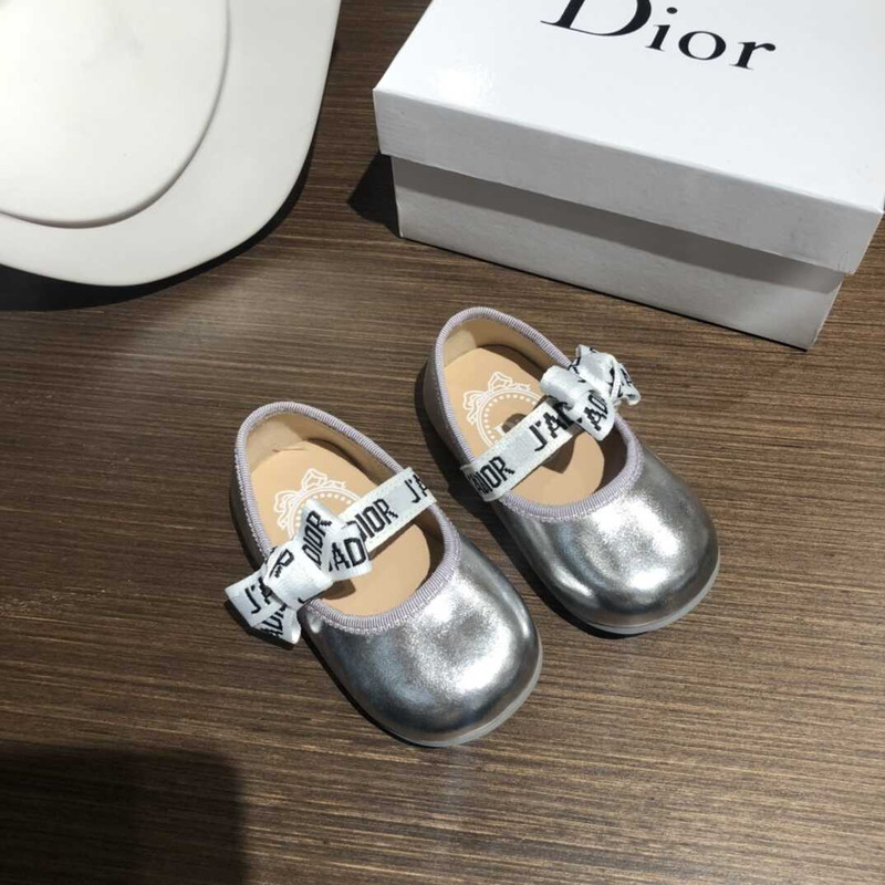 D*or kids miss b ballet flat silver