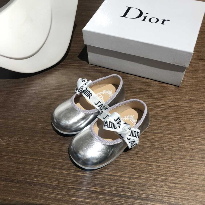 D*or kids miss b ballet flat silver