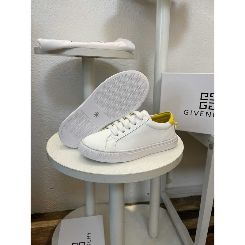 Givenchy Kids White&Yellow Sneakers