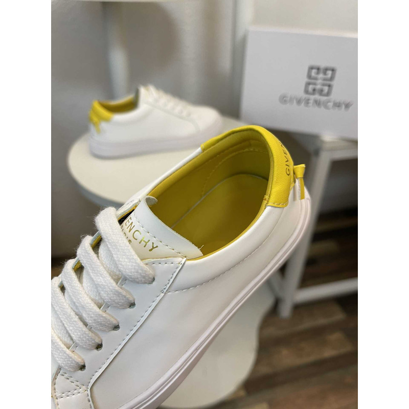 Givenchy Kids White&Yellow Sneakers