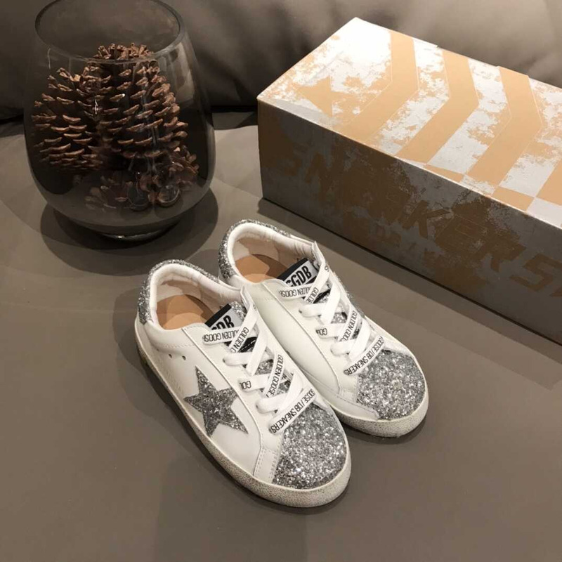 ggdb kids S*perstar glitter sneakers
