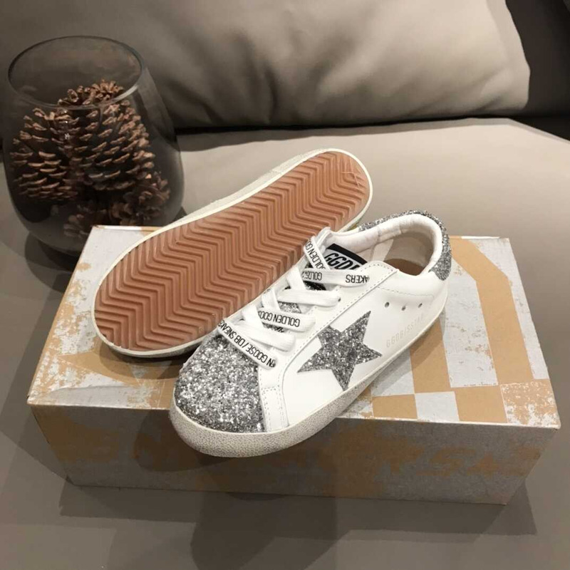 ggdb kids S*perstar glitter sneakers