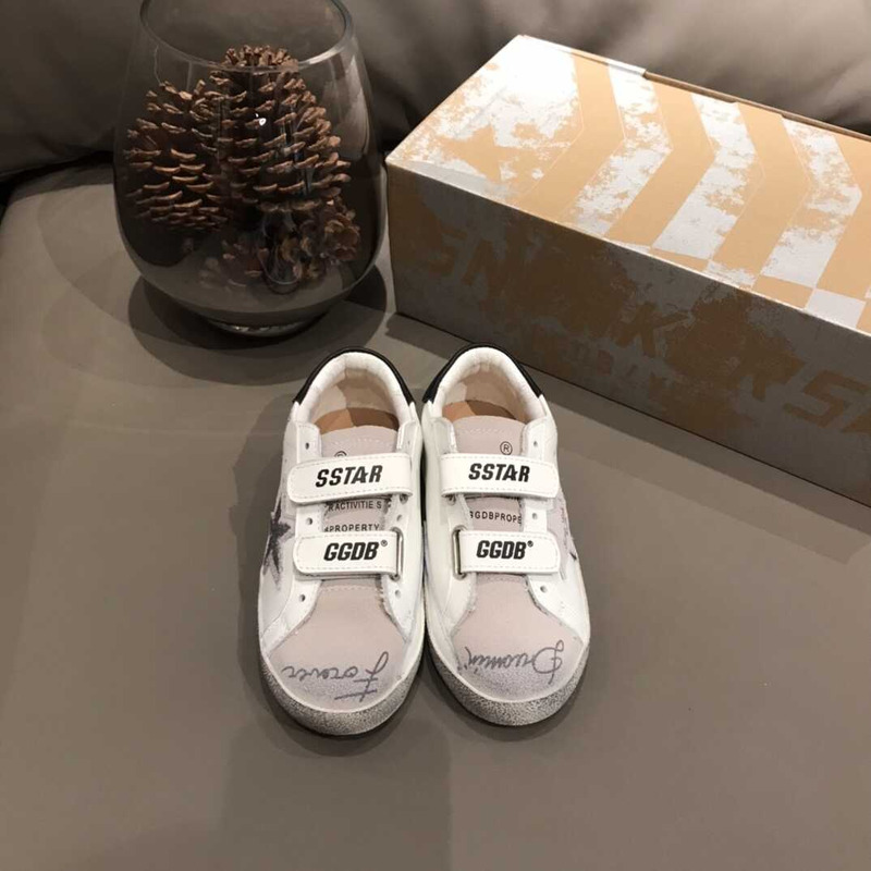 ggdb kids  S*per-star white sneakers