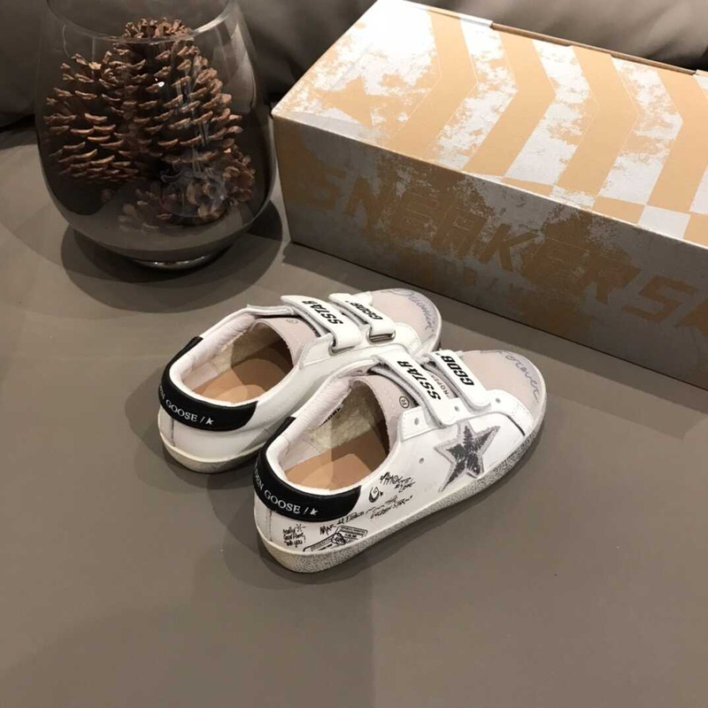 ggdb kids  S*per-star white sneakers