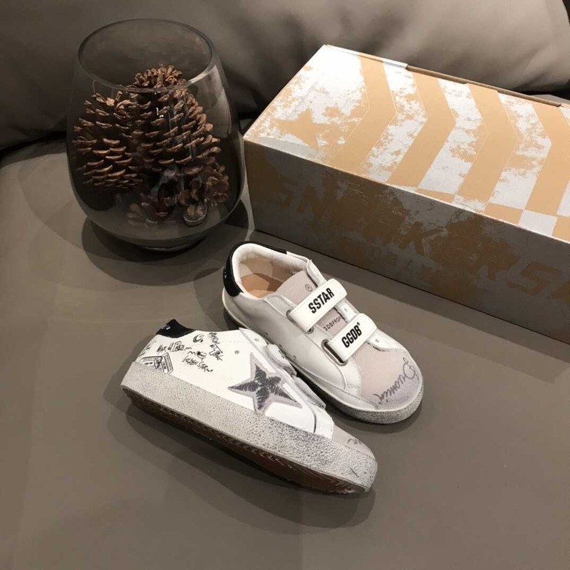 ggdb kids  S*per-star white sneakers