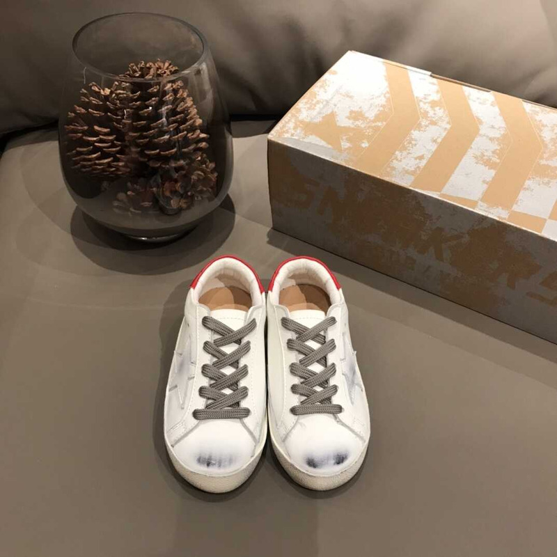 ggdb kids S*per-star white red sneakers