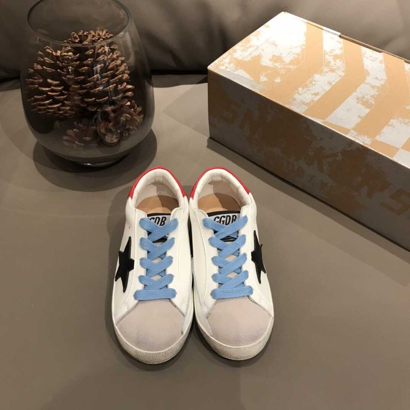 ggdb kids S*per-star white&black sneakers