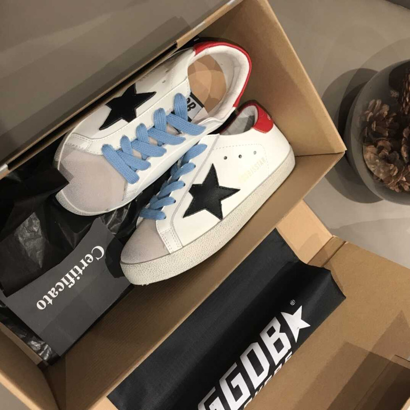 ggdb kids S*per-star white&black sneakers