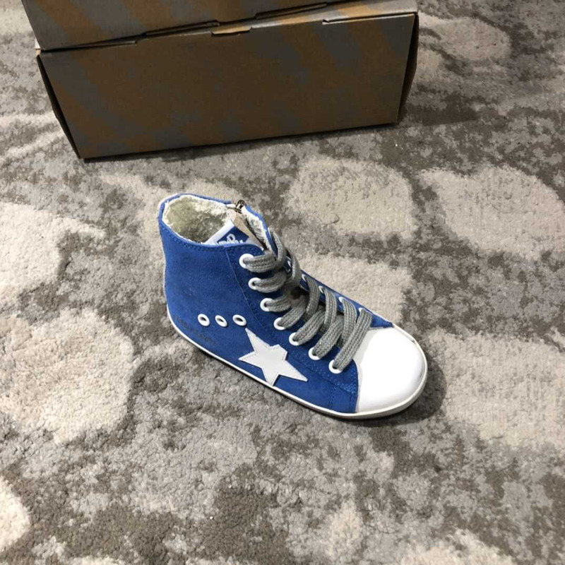 GGDB Kids Francy Classic Suede Sneakers Blue