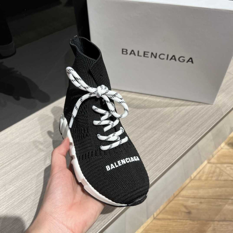 Ba*len*cia*ga kids speed 2.0 lace up black