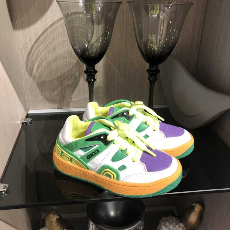 G*u*i kids shoes print multicolor sneakers