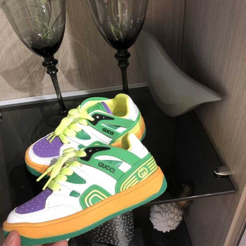 G*u*i kids shoes print multicolor sneakers