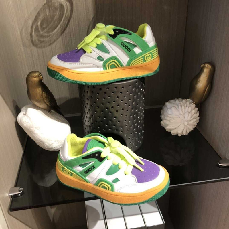 G*u*i kids shoes print multicolor sneakers